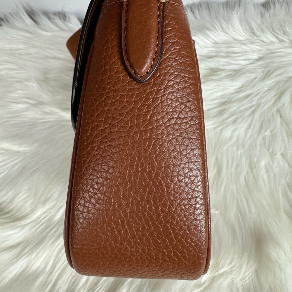 Coach Tan Leather Crossbody Bag - Picture 5 of 14